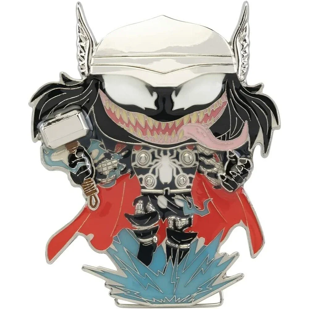 Funko Pop! Sized Enamel Pin Marvel: Venomized Thor #15 Glow in the Dark Eyes